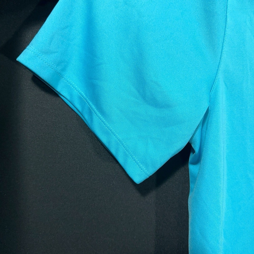 Nike Golf Men's XL Teal Dri-Fit Performance Polo Golf Shirt Vented Athletic Fit - Picture 4 of 11